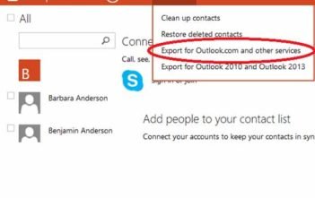 How To Export Hotmail Contacts And Email Addresses export hotmail contacts