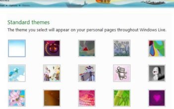 How easy to change your Window Live Hotmail Theme