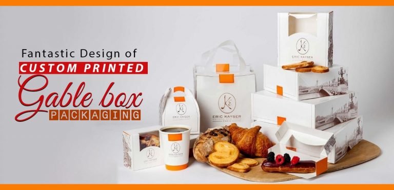 The fantastic design of custom printed gable box packaging